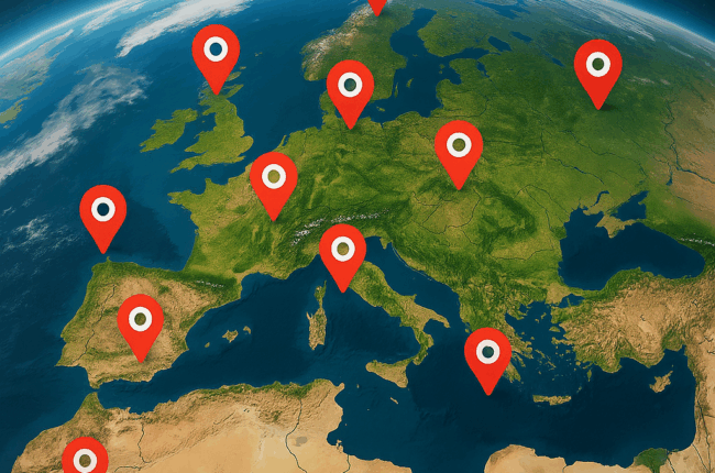 mappa globo
